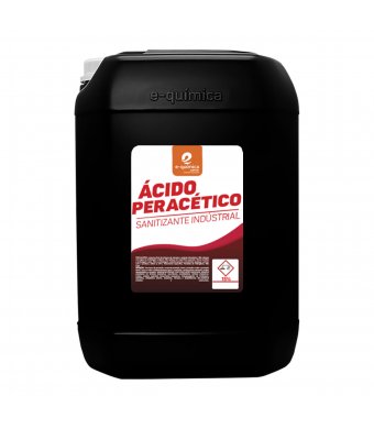 Sanitizante para Indústrias Alimentícias ÁCIDO PERACÉTICO 15% e-química 35 kilos 25LTS