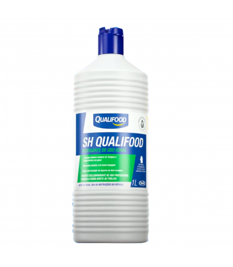 Sh Qualifood Detergente de Uso Geral Limpeza Externa e Interna de Tanques e Equipamentos no Geral Qualifood 1L