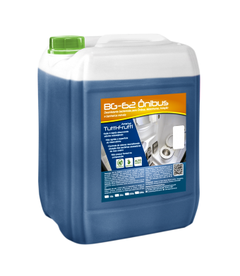 Desinfetante Solvente Bactericida Bg Ônibus 20L Para Banheiros Moveis, Motorhome, Ônibus E Aviação