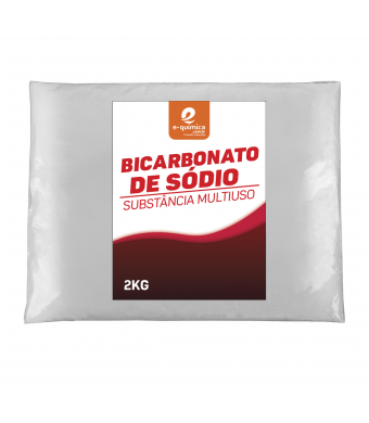 Bicarbonato de sódio embalagem de 2Kg