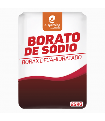 Borato de Sódio Bórax Decahidratado 25 kg