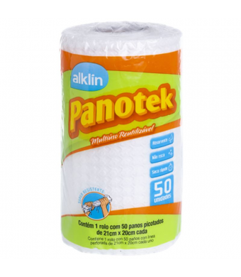 PANOTEK MULTIUSO REUTILIZAVEL 50 UNIDADES ALKLIN