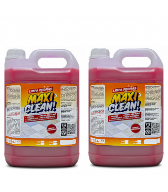 Kit Limpa pedras concentrado Maxi Clean 2 Uniddades de 5Lts - (Piso externo) 