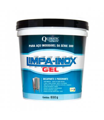 Limpa-Inox Gel Decapante e Passivante 850gr - QUIMATIC