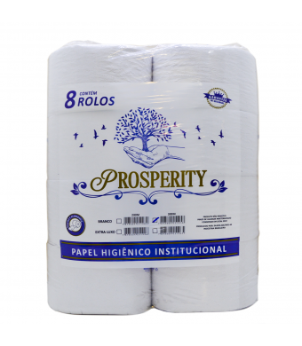 Papel Higiênico Institucional 8 Rolos 