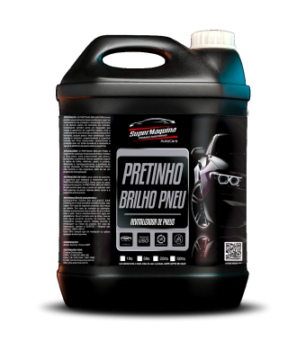 PRETINHO PNEU MAQUIADOR BRILHO E PROTEÇÃO 5L - SUPER MAQUINA 