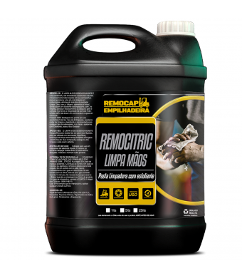 Pasta Desengraxante Citrica Limpa Mãos com Esfoliante Remocitric Remocap Empilhadeira - 5L
