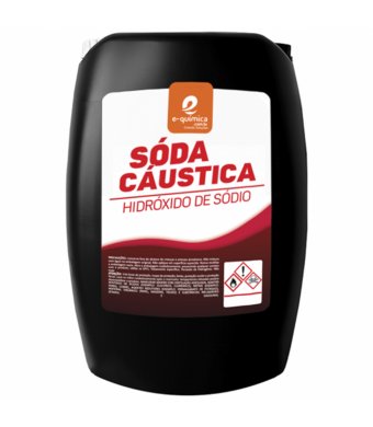 Soda cáustica líquida 60 Quilos - 50% (Indicado para limpeza pesada)
