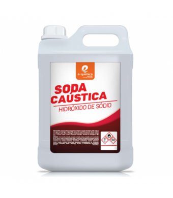 Soda cáustica líquida 5lts - 50% (Indicado para limpeza pesada)
