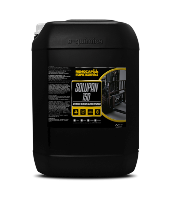 Detergente Alcalino para Limpeza de Empilhadeira Solupan 150 Remocap Empilhadeira 25L