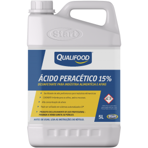 Sanitizante para Indústrias Alimentícias ÁCIDO PERACÉTICO 15% - 5L