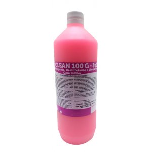 Clean 100G 3x1 Detergente,Desinfetante e Limpa Pisos - 1L