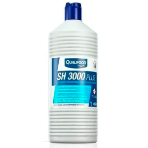 Detergente desengordurante alcalino clorado higiene de indústrias alimentícias 1L - SH3000 Plus Qualimilk Qualifood