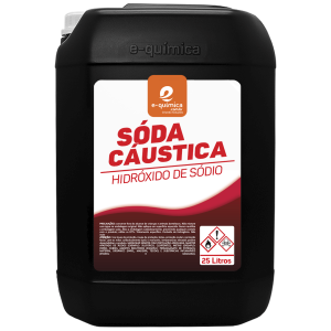 Soda cáustica líquida 25Lts - 50% (Indicado para limpeza pesada)