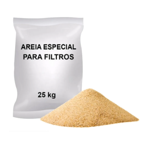 Areia Especial para Filtro de Piscina 25kg Tamanho Médio - Erga