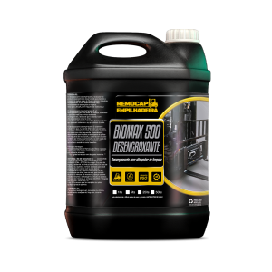 Desengraxante ecológico para limpeza de Empilhadeira BIOMAX 500 Remocap Empilhadeira - 5l