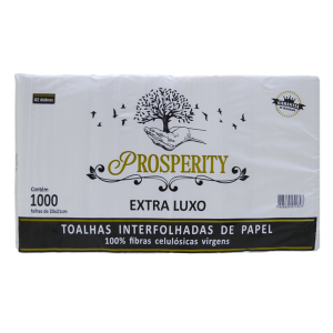 Papel Toalha Luxo Interfolhado 2 Dobras Contém 1000