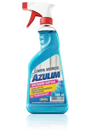 Limpa vidros 500ml - AZULIM (Com Spray)