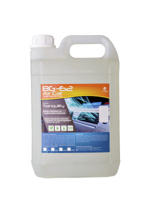 Higienizador de Ar Condicionado Bactericida BG 62 AIR CAR TRANQUILITY - 5L