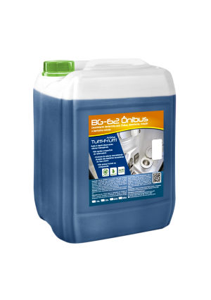 Desinfetante Solvente Bactericida Bg Ônibus 20L Para Banheiros Moveis, Motorhome, Ônibus E Aviação