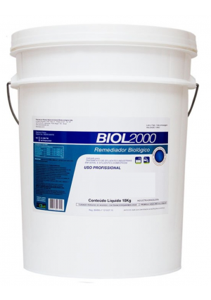 Biol 2000 Saneante Biológico 10 kilos Para Limpeza de Ralos, Fosssas, Entupimento, Mau Cheiro e Transbordamento