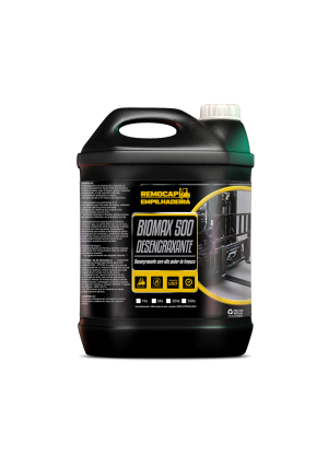 Desengraxante ecológico para limpeza de Empilhadeira BIOMAX 500 Remocap Empilhadeira - 5l