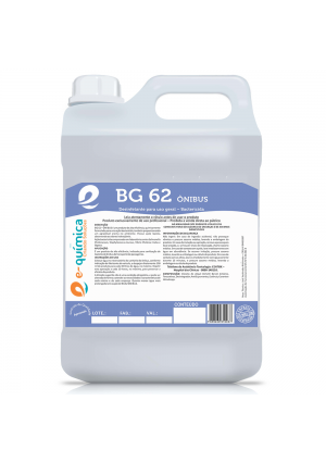 Sanitizante para Banheiros de ônibus BG 62 5Lt - Diluir 100ml para 20 Litros