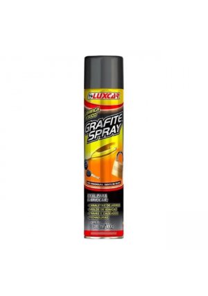 Grafite spray lubrificante a seco não engordura, insento de óleo 300ml - LUXCAR (ideal para lubrificar)