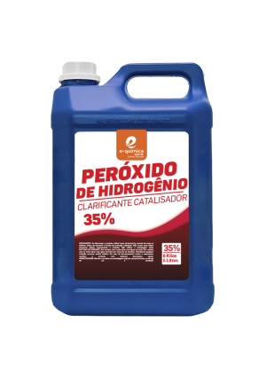 PERÓXIDO DE HIDROGÊNIO E-QUÍMICA 35% 5L (água oxigenada) 5L