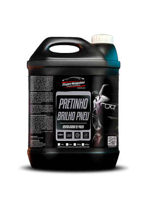 PRETINHO PNEU MAQUIADOR BRILHO E PROTEÇÃO 5L - SUPER MAQUINA 
