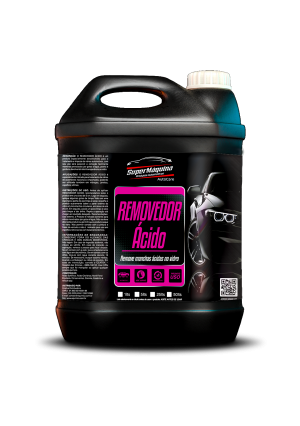 Removedor de manchas de água em Vidro removedor ácido 5L - SUPER MÁQUINA 