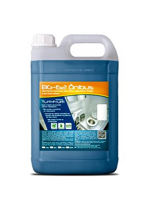 Desinfetasnte Solvente para Banheiros Químicos, Ônibus, Aviões, Navios, MotorHome, BG-62 5L