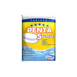 Pastilha penta 200g - HCL (desinfetante para piscinas)