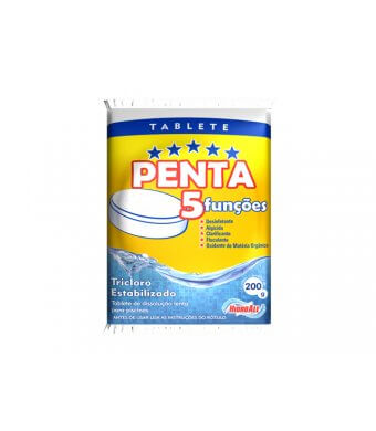 Pastilha penta 200g - HCL (desinfetante para piscinas)