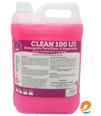 Detergente Para Pisos e Superfícies Clean 100 Ud - 5L
