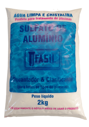Sulfato de alumínio 2Kg - (decantador e Redutor de PH)