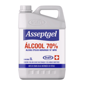Álcool Liquido 70% Asseptgel Start - 5L