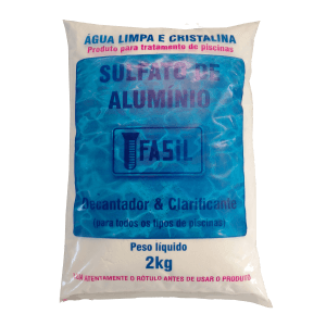 Sulfato de alumínio 2Kg - (decantador e Redutor de PH)