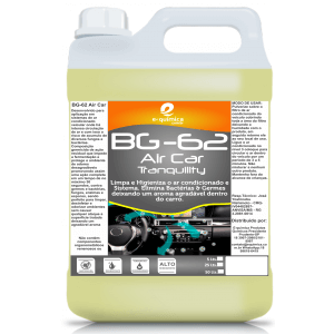 Higienizador de Ar Condicionado Bactericida BG 62 AIR CAR TRANQUILITY - 5L