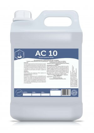 Removedor de Resíduos Orgânicos AC 10 Desincrustante Ácido - 5L