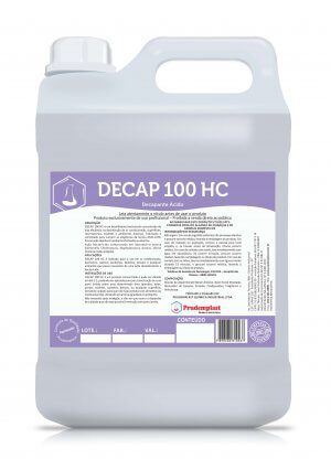 Decapante Ácido DECAP 100 HC Remove Carepta e Ferrugem - 05 LT