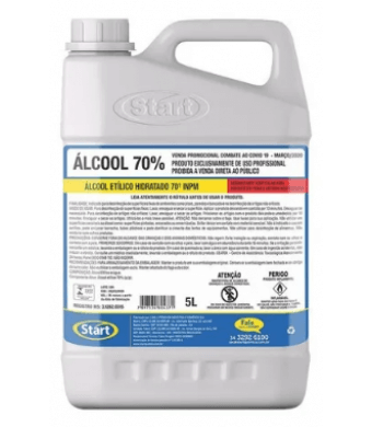 Álcool Liquido 70% Start - 5L